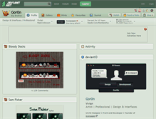 Tablet Screenshot of gor0n.deviantart.com