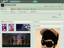 Tablet Screenshot of extremejuvenile.deviantart.com
