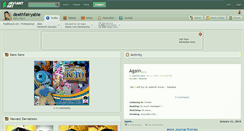 Desktop Screenshot of deathfairyabie.deviantart.com