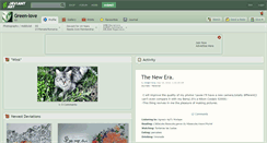 Desktop Screenshot of green-love.deviantart.com