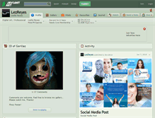 Tablet Screenshot of lezreyes.deviantart.com