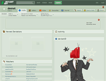 Tablet Screenshot of deenet.deviantart.com