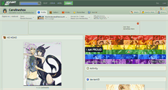Desktop Screenshot of carolineshox.deviantart.com