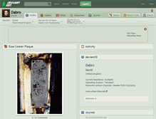 Tablet Screenshot of dabro.deviantart.com