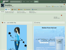Tablet Screenshot of kinetijitsu.deviantart.com