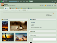 Tablet Screenshot of huysuz.deviantart.com