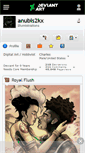 Mobile Screenshot of anubis2kx.deviantart.com
