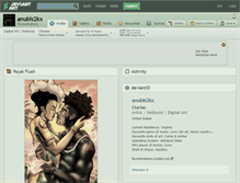 Tablet Screenshot of anubis2kx.deviantart.com