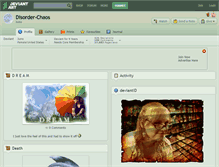 Tablet Screenshot of disorder-chaos.deviantart.com