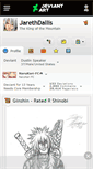Mobile Screenshot of jarethdallis.deviantart.com