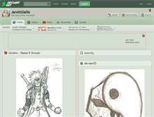 Tablet Screenshot of jarethdallis.deviantart.com