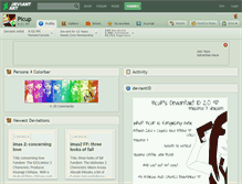 Tablet Screenshot of picup.deviantart.com