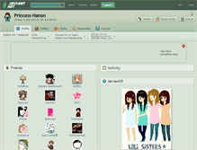 Tablet Screenshot of princess-hanon.deviantart.com