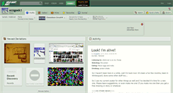 Desktop Screenshot of ecogeek1.deviantart.com