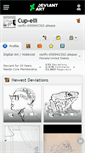 Mobile Screenshot of cup-elli.deviantart.com