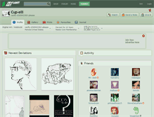 Tablet Screenshot of cup-elli.deviantart.com