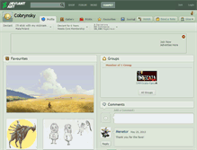 Tablet Screenshot of cobrynsky.deviantart.com