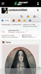 Mobile Screenshot of leslieannodell.deviantart.com