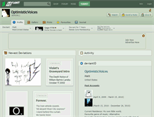 Tablet Screenshot of optimisticvoices.deviantart.com