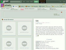 Tablet Screenshot of echoarty.deviantart.com