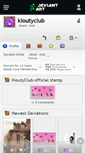 Mobile Screenshot of kioutyclub.deviantart.com