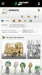 Mobile Screenshot of phalene.deviantart.com