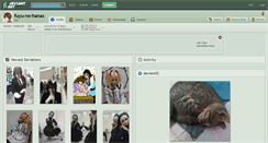 Desktop Screenshot of fuyu-no-hanax.deviantart.com