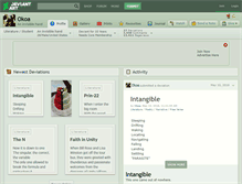 Tablet Screenshot of okoa.deviantart.com
