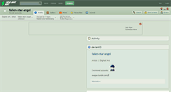 Desktop Screenshot of fallen-star-angel.deviantart.com