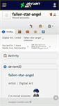Mobile Screenshot of fallen-star-angel.deviantart.com