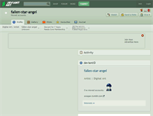 Tablet Screenshot of fallen-star-angel.deviantart.com