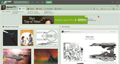 Desktop Screenshot of damon771.deviantart.com