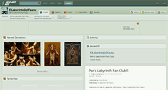 Desktop Screenshot of ellaberintodelfauno.deviantart.com