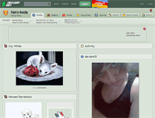 Tablet Screenshot of hero-koda.deviantart.com