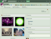 Tablet Screenshot of lkedesigns.deviantart.com