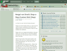 Tablet Screenshot of destructivity.deviantart.com