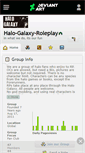 Mobile Screenshot of halo-galaxy-roleplay.deviantart.com
