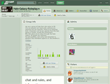 Tablet Screenshot of halo-galaxy-roleplay.deviantart.com