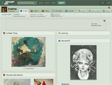 Tablet Screenshot of koanne.deviantart.com
