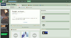 Desktop Screenshot of goliath-thailog.deviantart.com