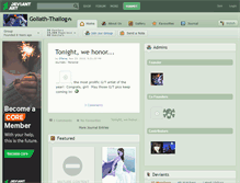 Tablet Screenshot of goliath-thailog.deviantart.com