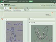 Tablet Screenshot of mahadma.deviantart.com