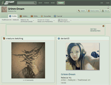 Tablet Screenshot of grimm-dream.deviantart.com
