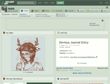 Tablet Screenshot of hbitik.deviantart.com