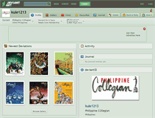 Tablet Screenshot of kule1213.deviantart.com