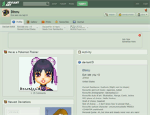 Tablet Screenshot of dinru.deviantart.com