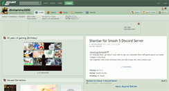 Desktop Screenshot of dinmamma3000.deviantart.com