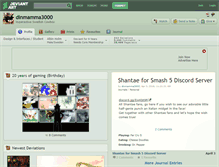 Tablet Screenshot of dinmamma3000.deviantart.com