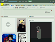 Tablet Screenshot of cdt2298.deviantart.com