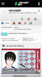 Mobile Screenshot of carryepie.deviantart.com